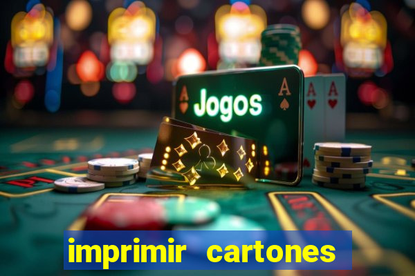 imprimir cartones de bingo